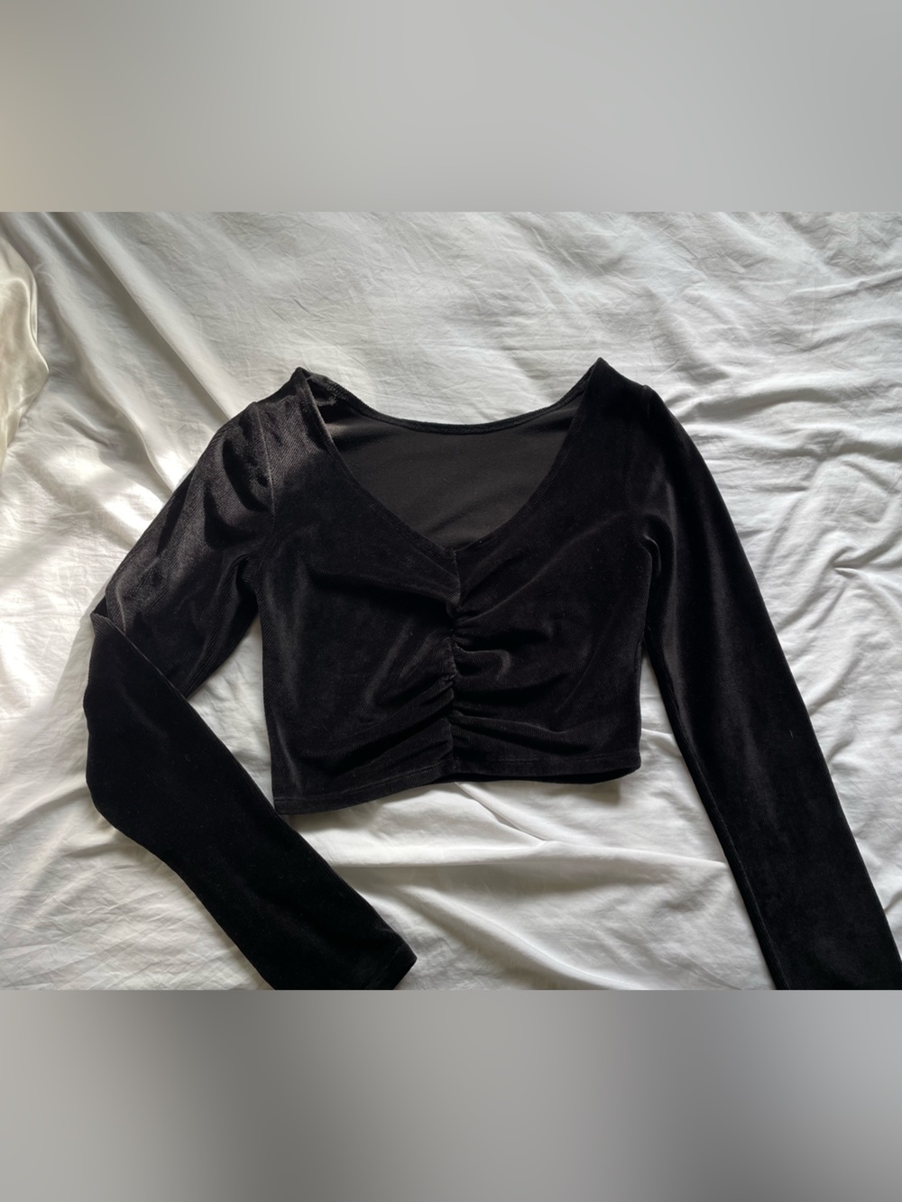 Black Crop Top Woman